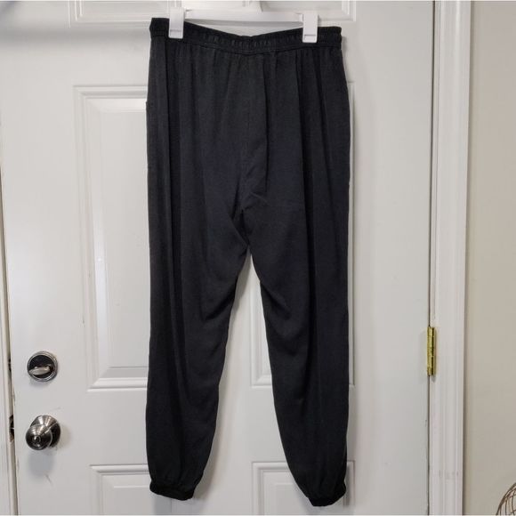 PINK Tencel Flowy Joggers Elastic Waist and Ankle L - Picture 5 of 10